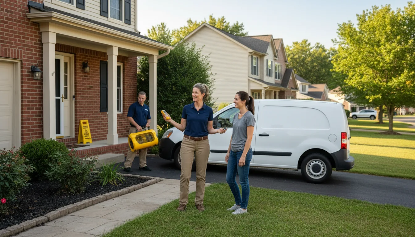 Water restoration image for Dehumidification And Cleanup Services in East Marion, NY
